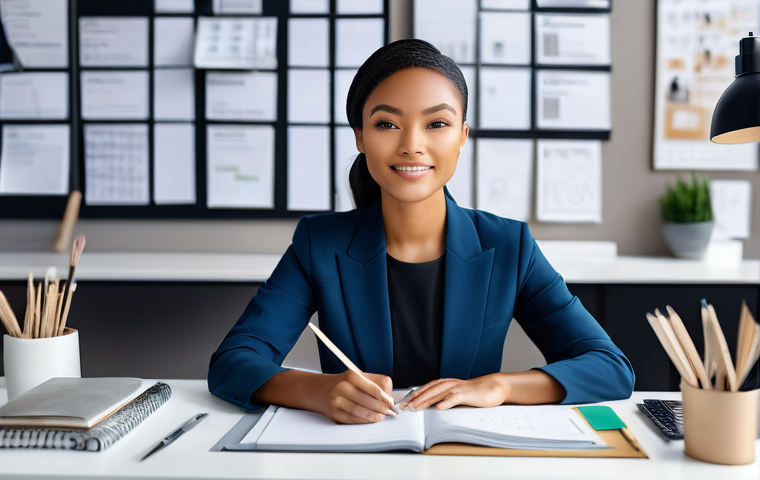 헤어디자이너 온라인 강의 추천 - **Prompt for "SNS Marketing / Branding Techniques":**
    A dynamic and creative female beauty profe...