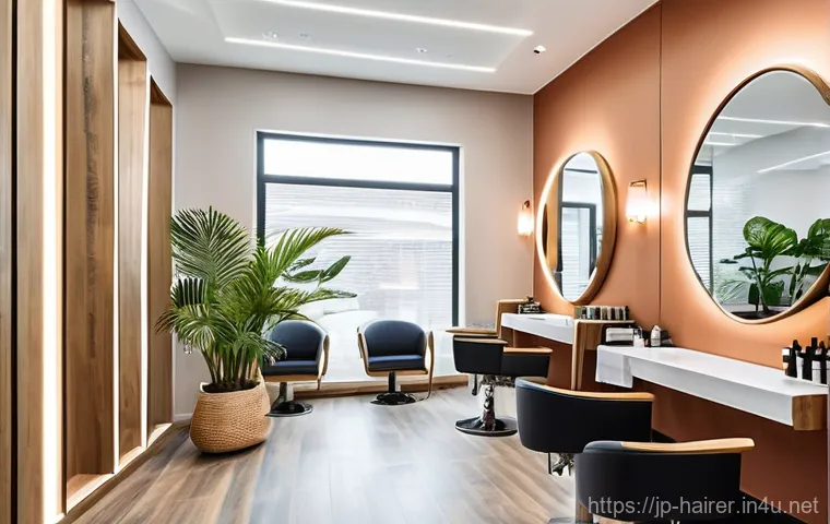 헤어디자이너 SNS 홍보 사례 - **A friendly and attentive female hair stylist providing personalized consultation to a client.** Th...